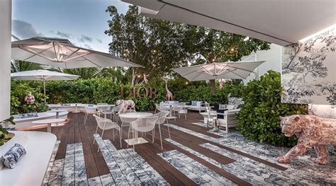 dior's rooftop cafe Miami